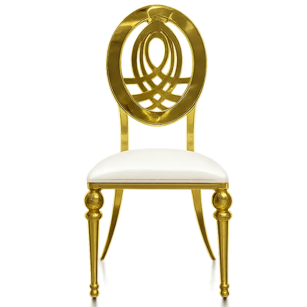 Fancy Gold Oval Chairs
